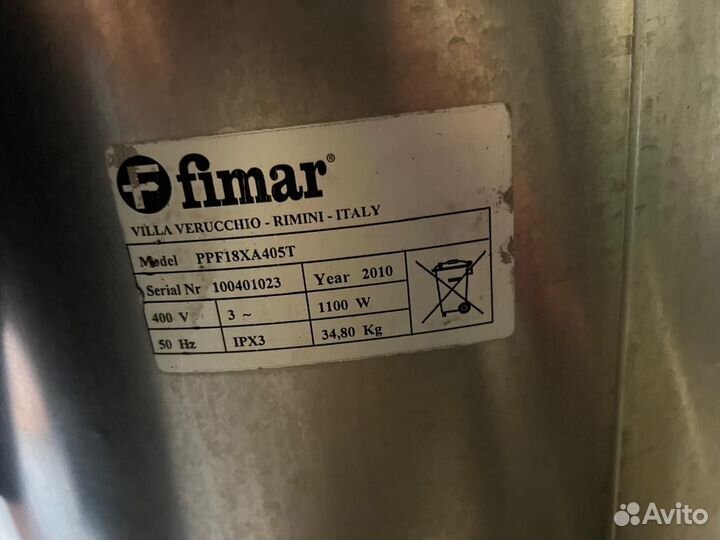 Картофелечистка Fimar PPF18XA405T