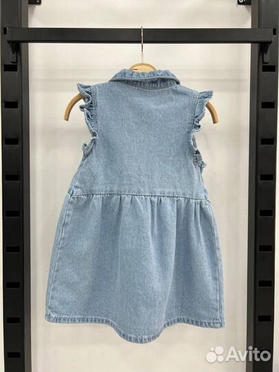 Джинсовое платье для девочки