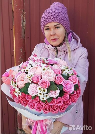 Мыльные букеты