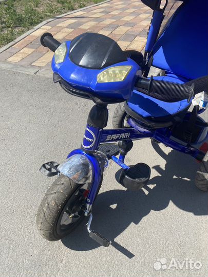 Детский велосипед с родительской ручкой бу