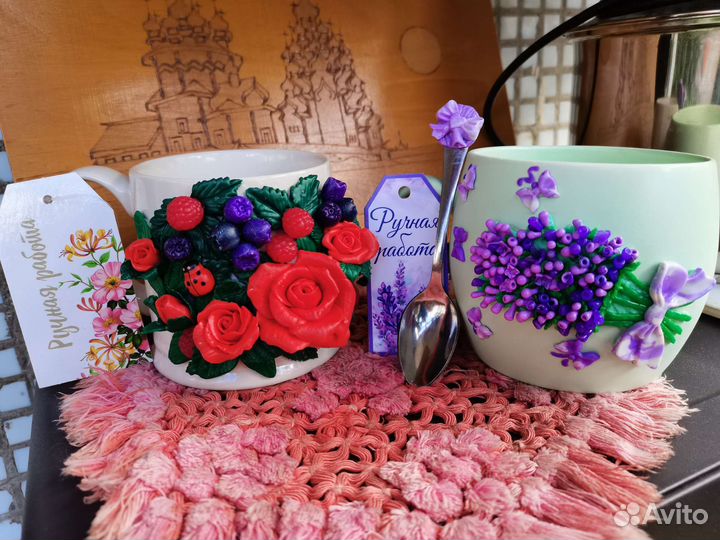 Кружка с декором