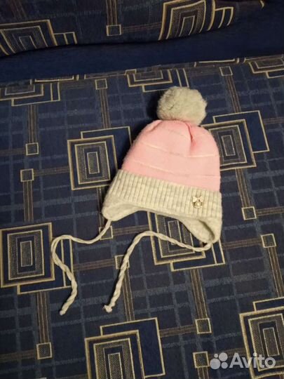 Зимняя шапка 3-4 года, р.52-54