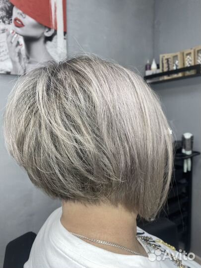 Стрижка и окрашивание волос