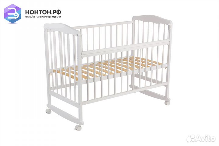 Кроватка детская Алиса белая