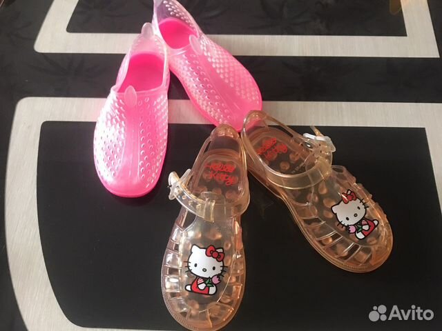 Летняя пляжная обувь для девочки 25 размер