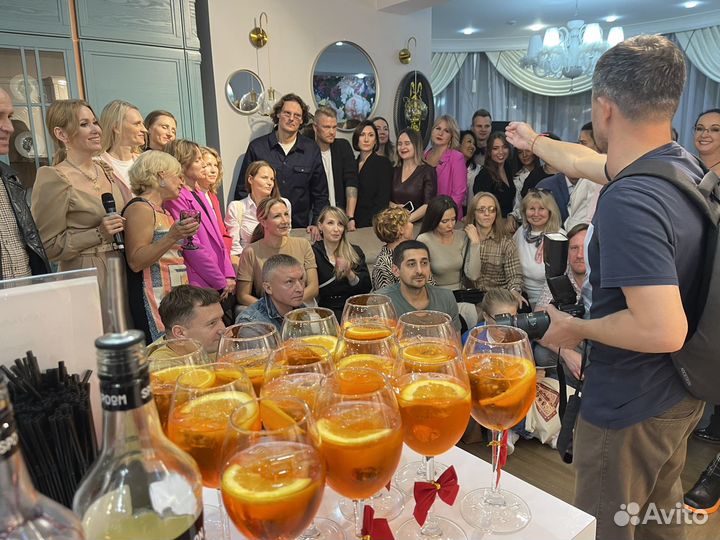 Выездной коктейльный бар бармен шоу