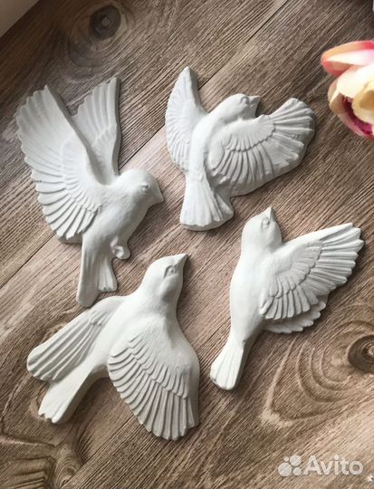 Декоративные птицыиз гипса