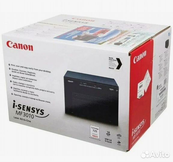 Принтер лазерный мфу canon 3010