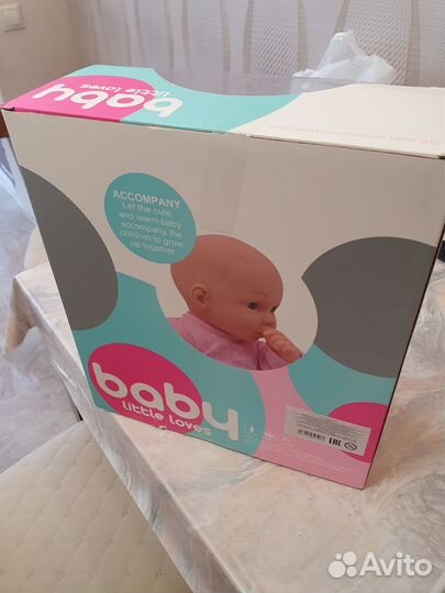 Кукла пупс abbyeva YL130-7 новый