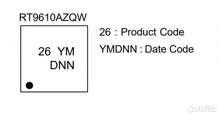 Микросхема RT9610azqw