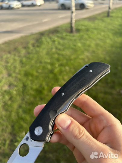 Нож складной Spyderco Subvert черный