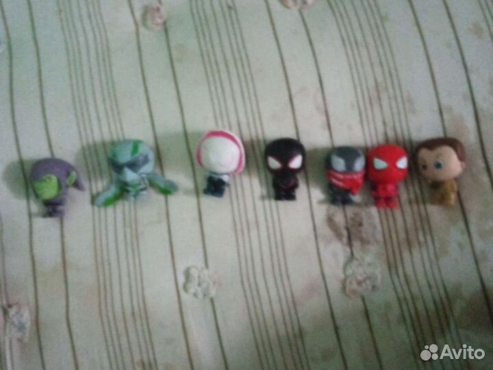 Вся коллекция мини ластиков по человеку пауку