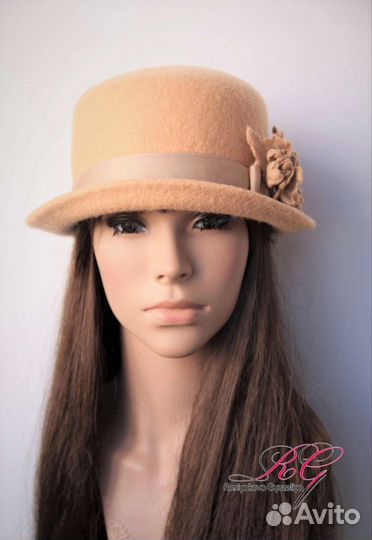 Шляпа женская валяная