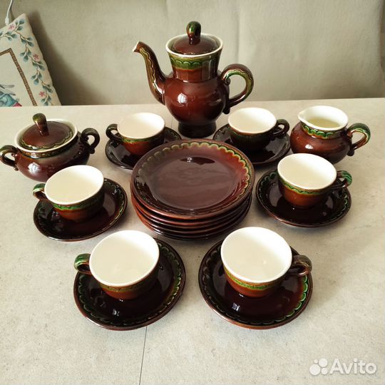 Кофейный сервиз керамика СССР