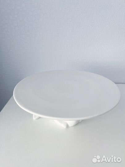 Тортница керамическая Кролик