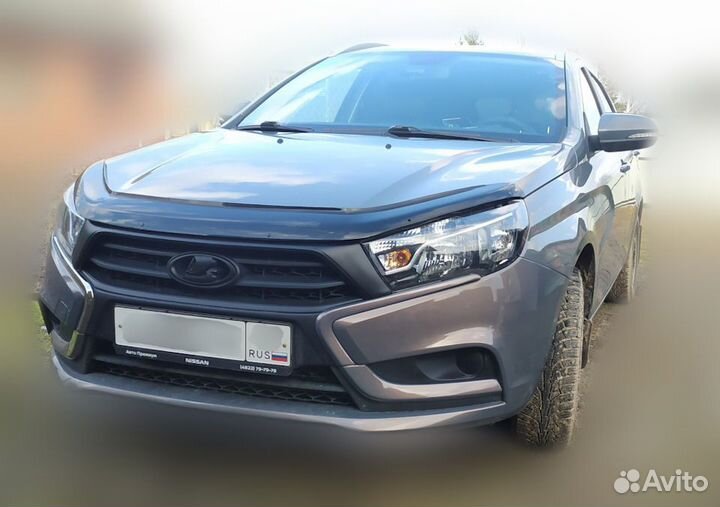 Эмблема решетки черн матовая Лада Веста Гранта Fl