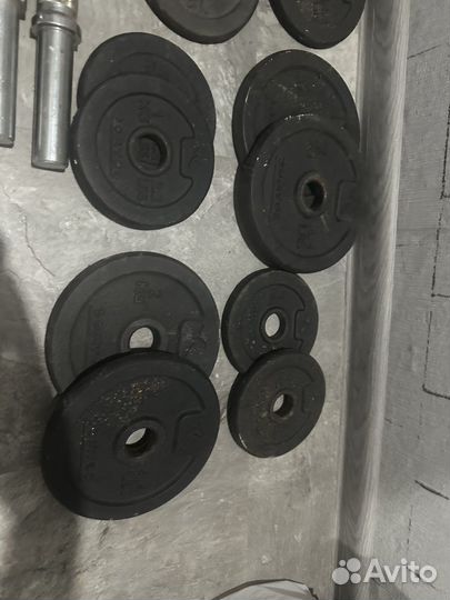 Гантели разборные