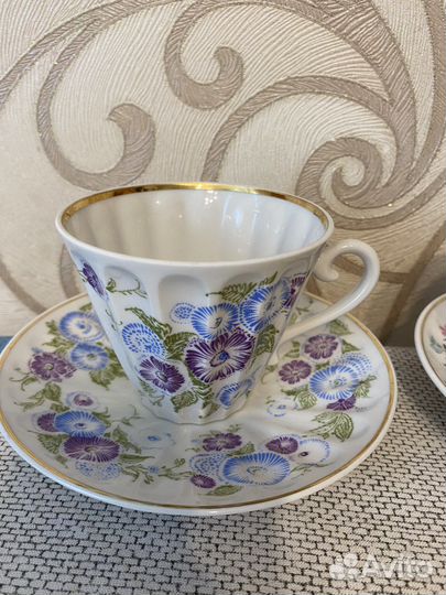 Чайная пара фарфор лфз