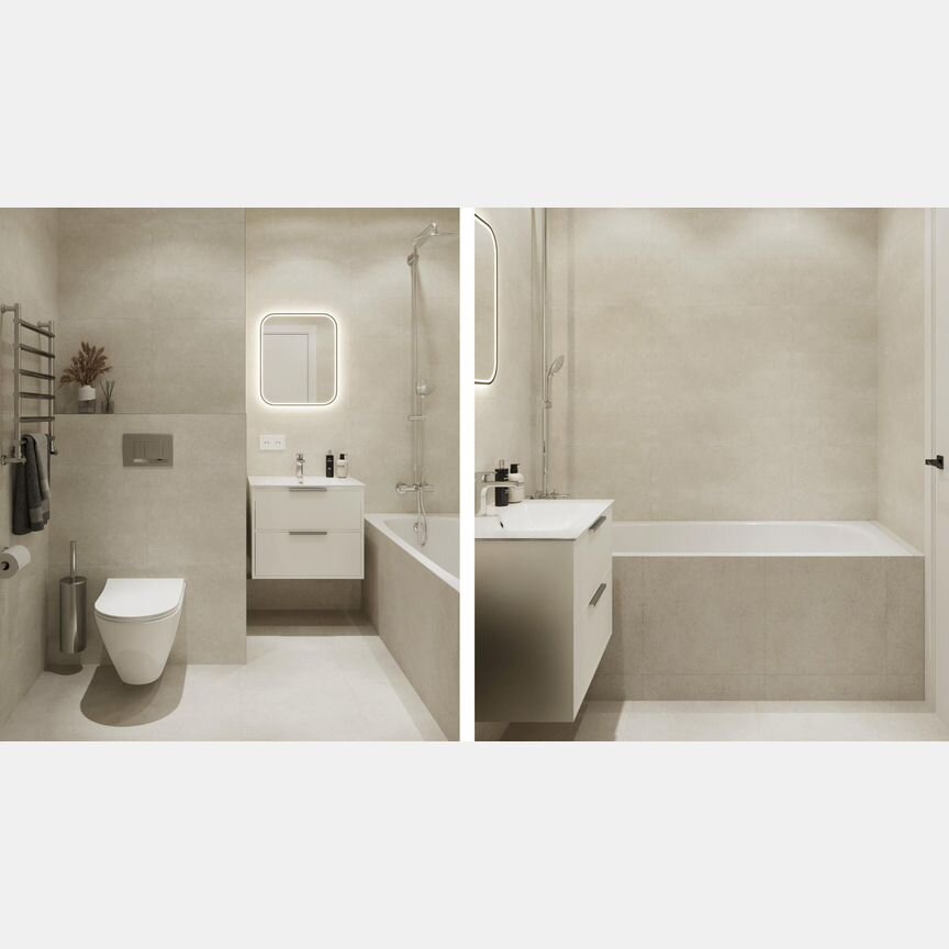 1-к. апартаменты, 49,6 м², 4/10 эт.