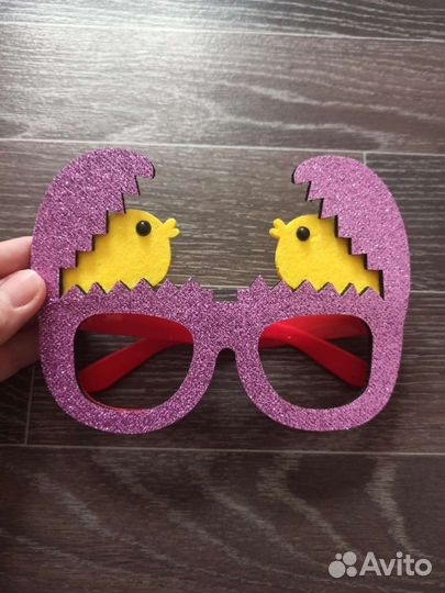 Детские забавные очки, ширина 14см