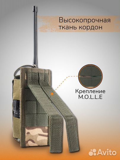 Подсумок под рацию тактический крепление Молле