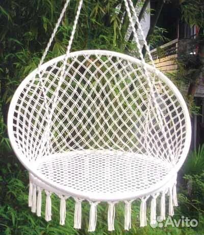 Кресло-гамак подвесное плетеное