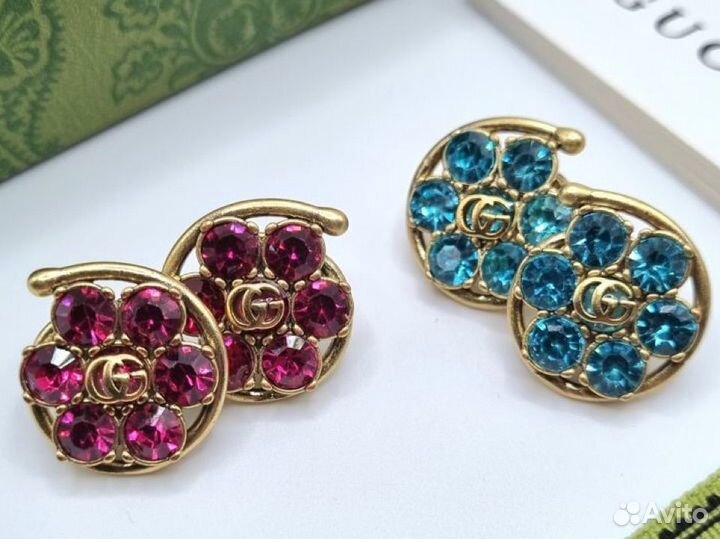 Серьги Gucci винтаж гуччи