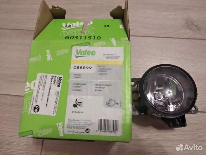 Фара противотуманная 088899 Valeo 1шт