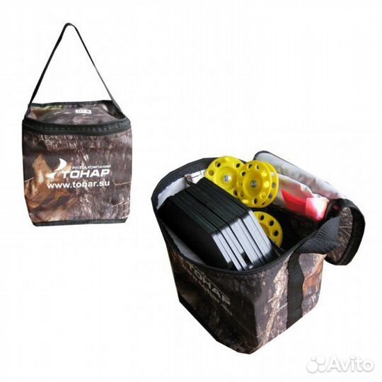 Набор жерлиц на подставке (d-210мм) катушка 63мм Ж