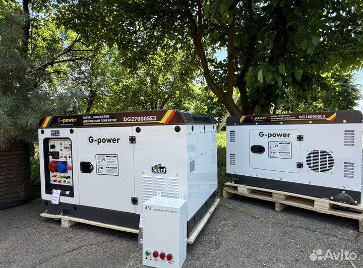 Генератор дизельный 12 kW g-power