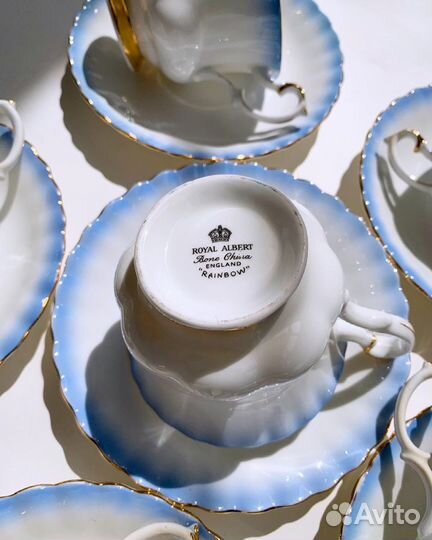 Чейная пара Royal Albert Англия винтаж