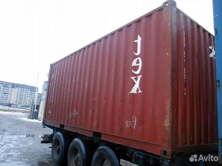 Морской контейнер в хорошем состоянии