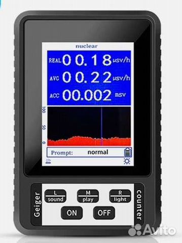 Измеритель радиации, дозиметр, счетчик гейгера