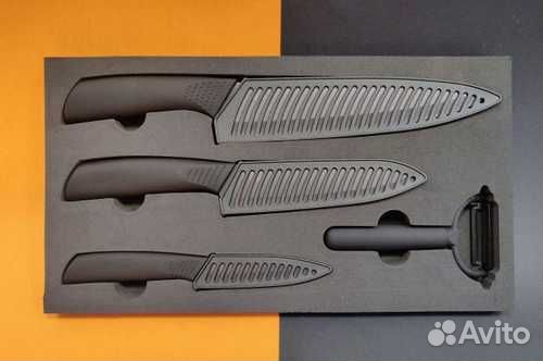 Набор керамических ножей Xiaomi Huo Hou 4шт