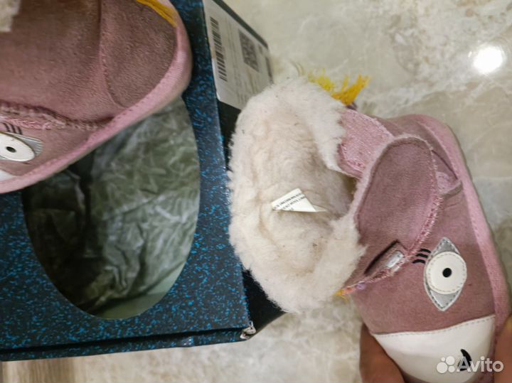 Угги emu Australia для девочки 21 р. Единороги