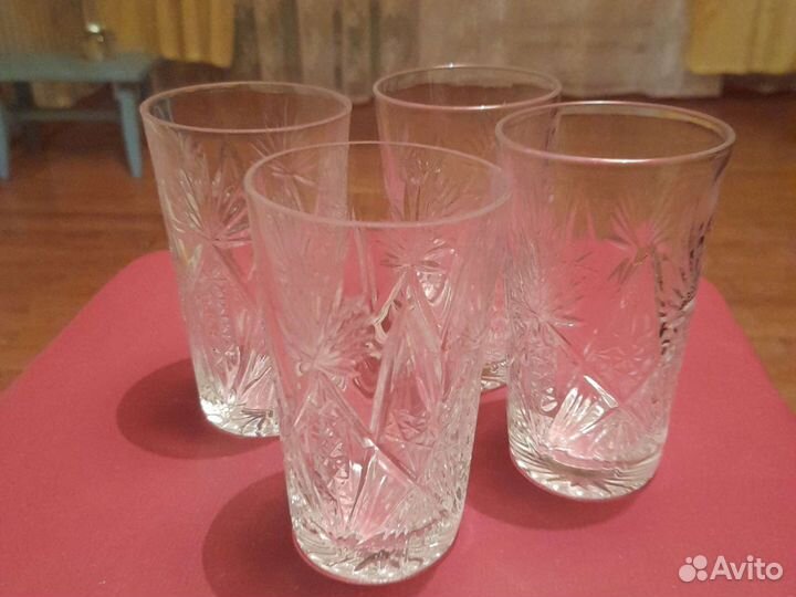 Стаканы хрусталь и стекло из СССР