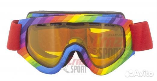 Pazzo Маска italia Arcobaleno yellow/RED (20/21)