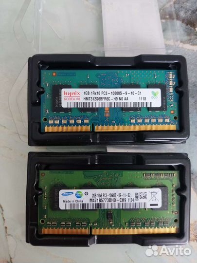 Оперативная память ddr3 для ноутбука