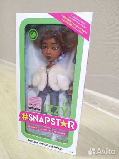 Новая кукла SnapStar Izzy с аксессуарами, 23 см