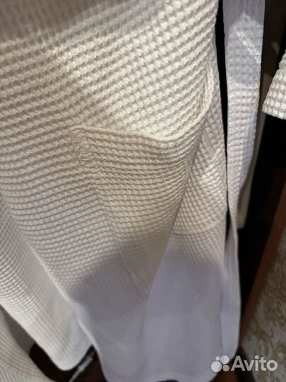 Халат банный вафельный