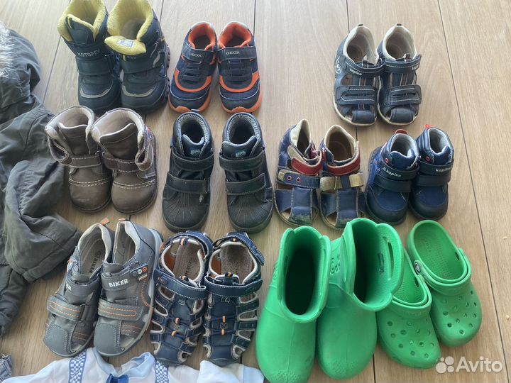 Детские вещи и обувь на мальчика от года до пяти