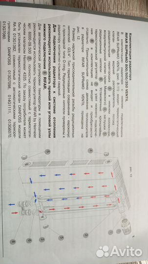 Радиатор биметаллический rifar supremo VL 500