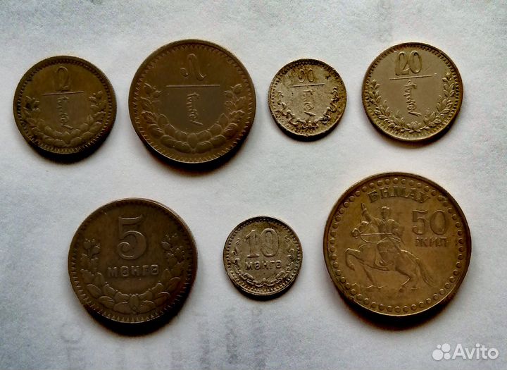 Монеты Монголии