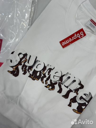 Футболка Supreme Apes white Tee оригинал