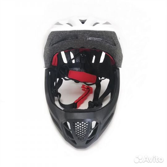 Шлем детский кроссовый вело CN (белый)