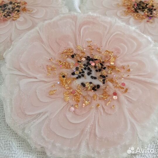 Набор: блюдо и подстаканники