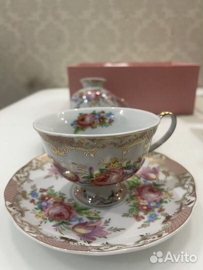 Чайная пара фарфор