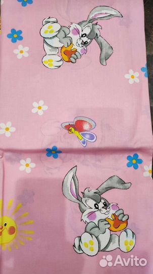 Новый Комплект постельного белья в кроватку