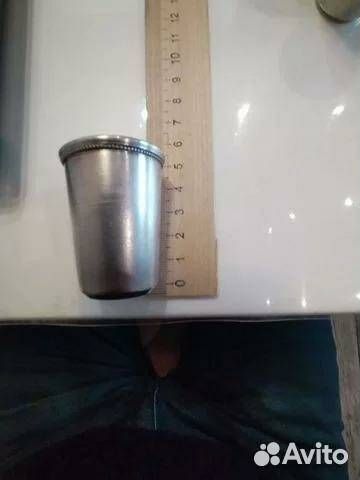 Серебряные стопки с позолотой 5 шт. СССР