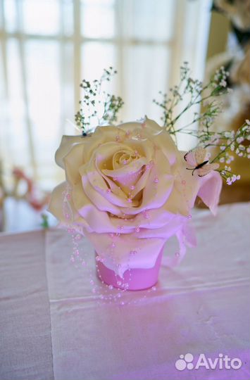 Свадебные, праздничные украшения на столы